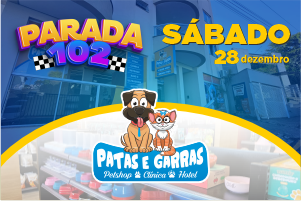 patas e garras paradas 2024