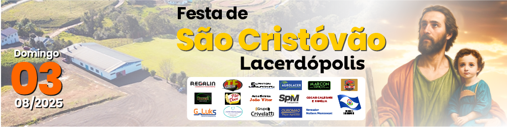 festa de são cristóvão lacerdópolis