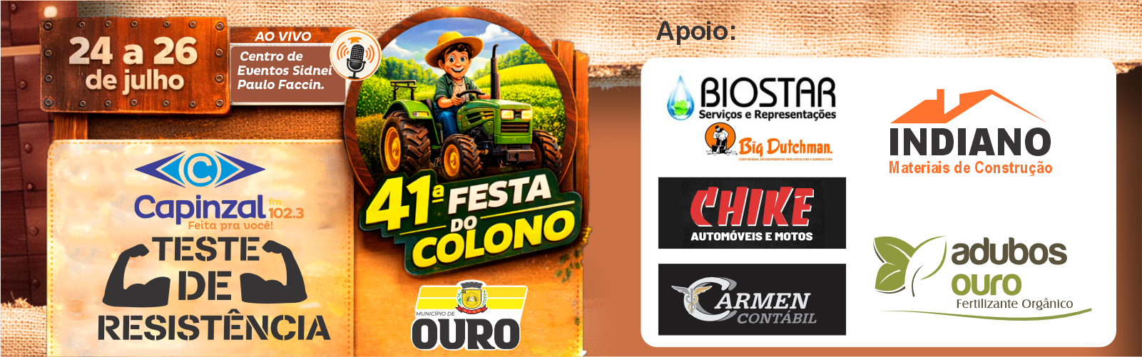 festa do colono 2026 -2