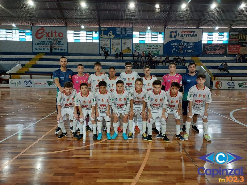 AD AGN/FME Capinzal vence o Joaçaba Futsal de virada pelo Estadual Sub 14 da LCF