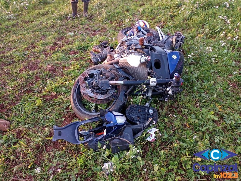 Morre motociclista que sofreu acidente na SC-135 em Campos Novos