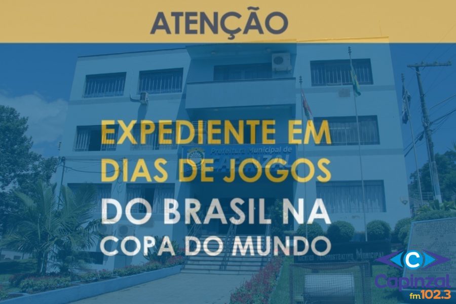 Rádio Capinzal Prefeitura de Capinzal fará turno único nos dias de