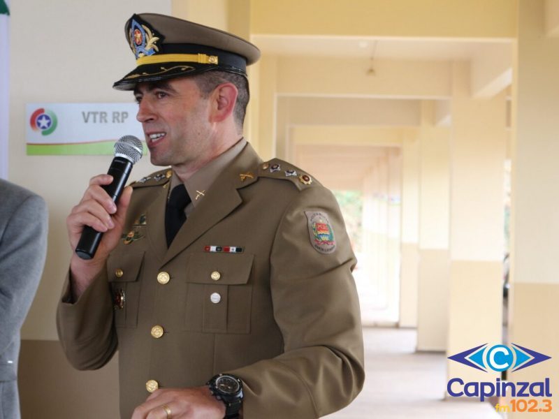 Comandante do 26º Batalhão da PM ministrará palestra sobre segurança pública em Capinzal