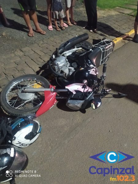 Colisão entre carro e moto deixa homem ferido em Curitibanos