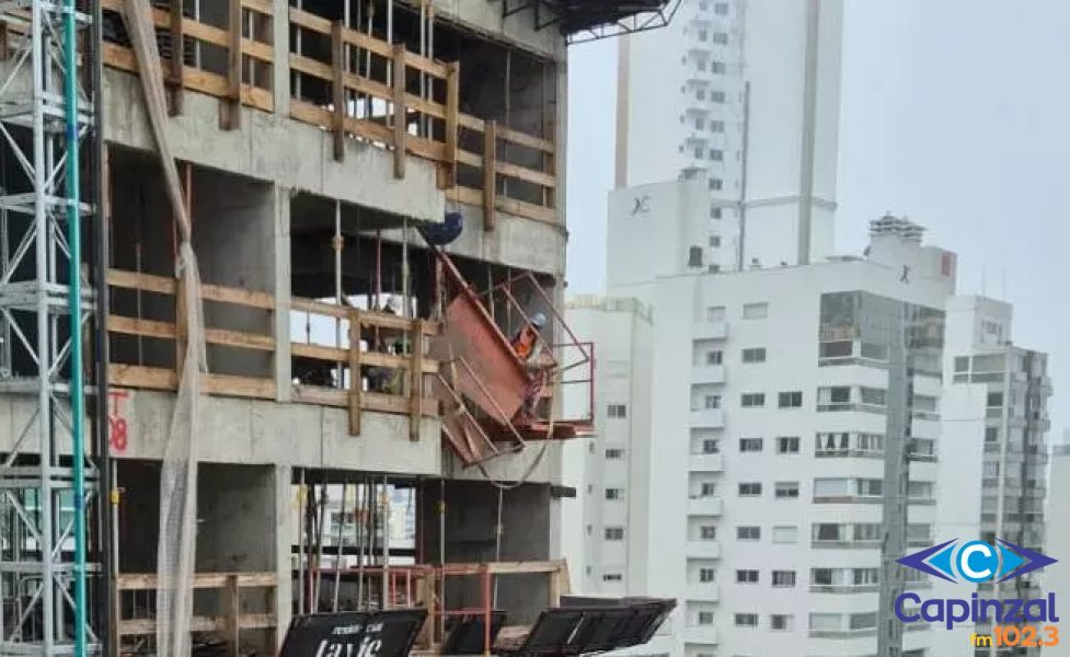 Trabalhador morre ao sofrer queda de 20 metros de altura em prédio em Chapecó