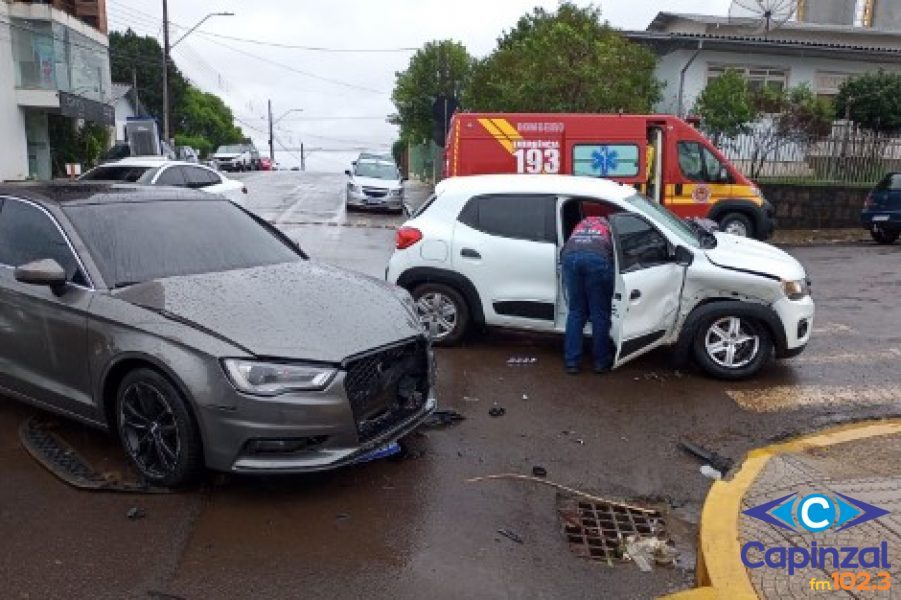 Veículo com placas de Capinzal se envolve em acidente com idosa ferida em Campos Novos