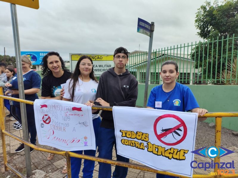 Escola São Cristóvão realiza o projeto de combate a dengue: todos juntos contra o mosquito
