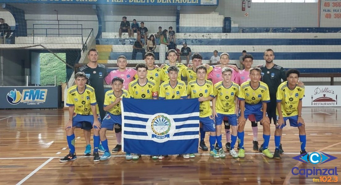 Capinzal Futsal/FME estreia com goleada no Estadual Sub 16 da Liga Catarinense
