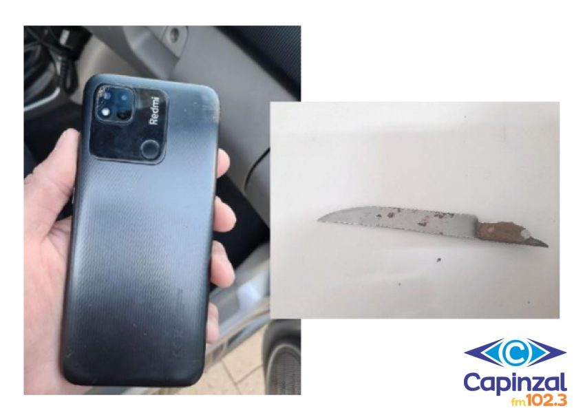 Adolescente de 14 anos furta celular com posse de faca de cozinha e é apreendido pela PM
