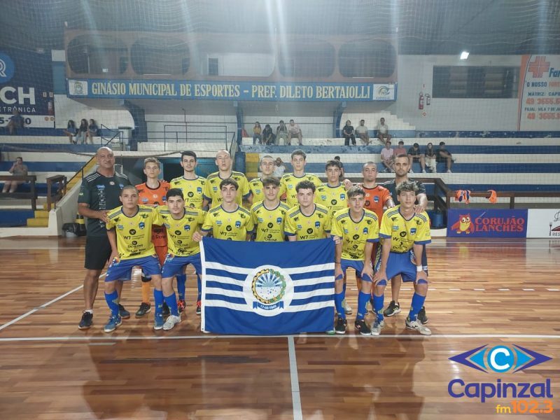 Capinzal Futsal/FME vence o Coronel Freitas na estreia do Estadual Sub 17 da Liga Catarinense