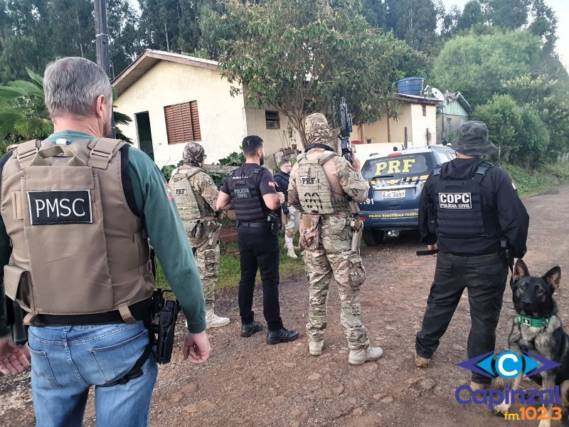 PRF participa de operação do GAECO contra facção criminosa em SC