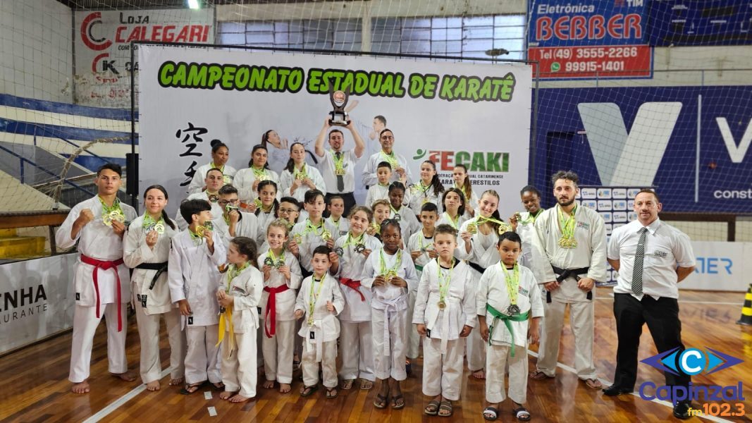 Capinzal sagra-se campeão geral da Primeira Etapa do Campeonato Estadual de Karatê Interestilos