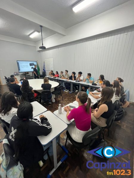 Primeira aula das oficinais audiovisuais iniciou no sábado (13) em Capinzal