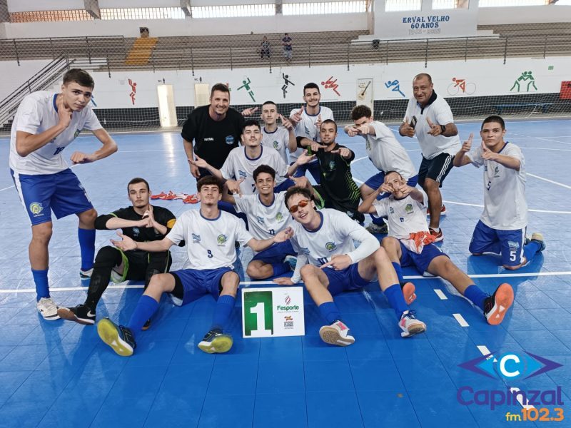 Futsal de Capinzal conquista o título do microrregional dos Joguinhos Abertos de SC