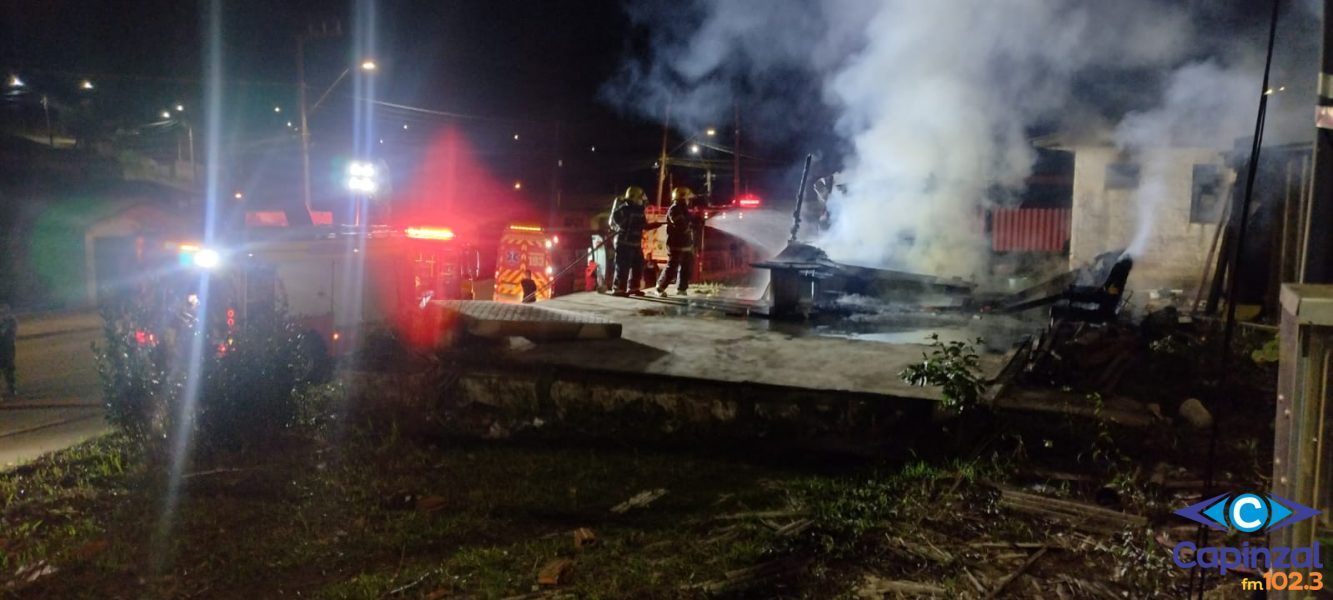 Fraiburgo: Incêndio Assola Residência na Avenida Caçador pela Segunda Vez em uma Semana