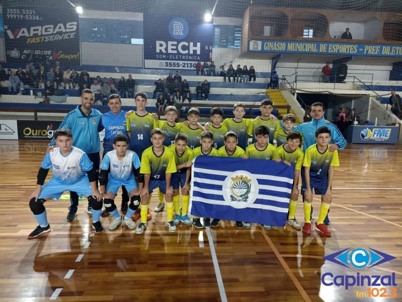 FME Capinzal vence uma e perde outra pelo Estadual Sub 13 de Liga Catarinense de Futsal