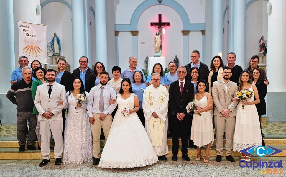 Casamento Comunitário une Casais na Igreja Matriz São Paulo Apóstolo