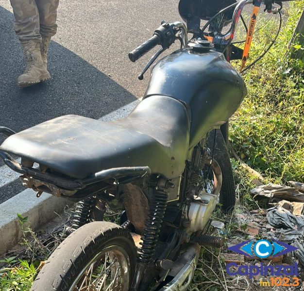 Adolescente é apreendido após fuga com moto furtada em Joaçaba