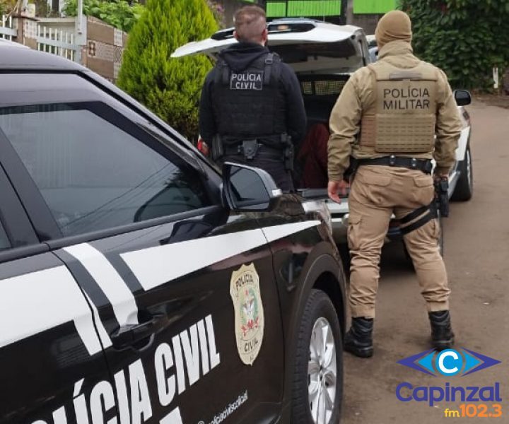 Operação policial resulta na apreensão de drogas e prisão por posse de arma e receptação em Capinzal