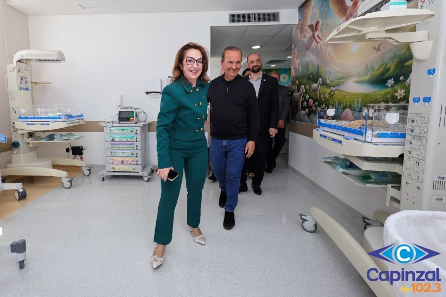 Estado inaugura novos leitos de UTI infantil e ventilação no Hospital Universitário de Joaçaba