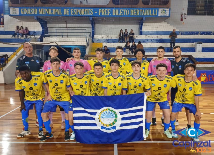 Capinzal Futsal/FME marca no final e empata com o Sedec Concórdia pela LCF Sub-16