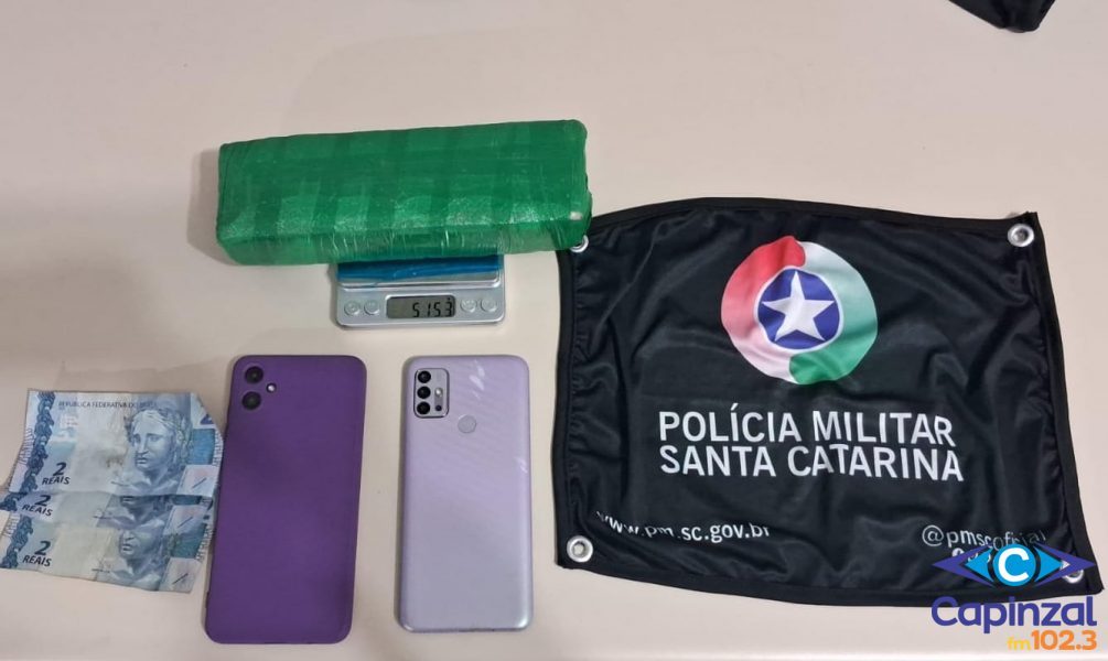 Polícia Militar prende casal por tráfico de drogas em Fraiburgo