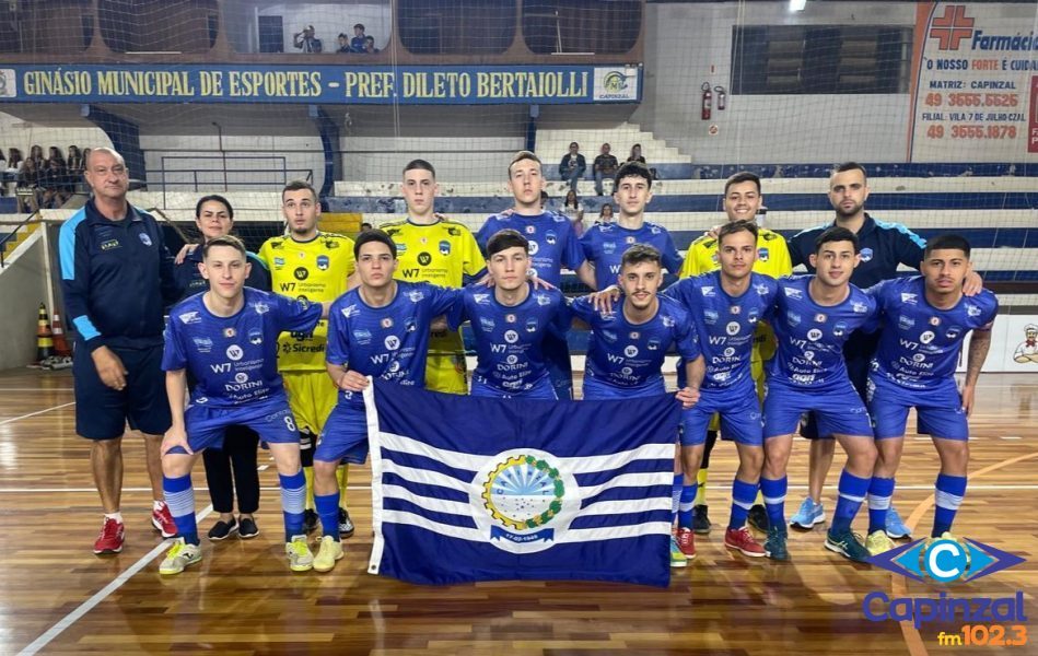 Capinzal Futsal enfrenta AD Cunha Porã em duelo decisivo pelo mata-mata da Série Prata