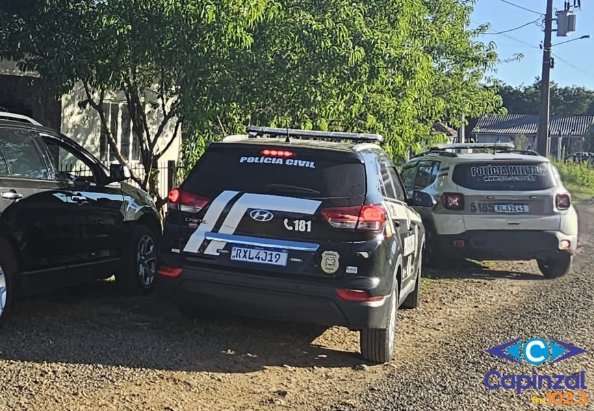 Operação policial apreende armas no bairro Vista Alegre, em Capinzal