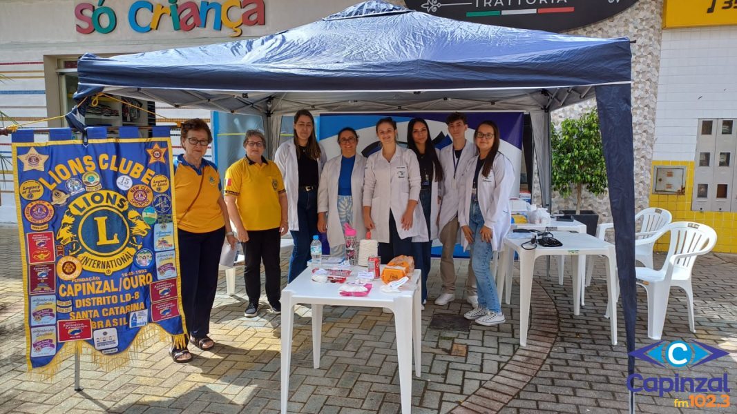 Dia Mundial da Diabetes é marcado por ação de conscientização no centro de Capinzal