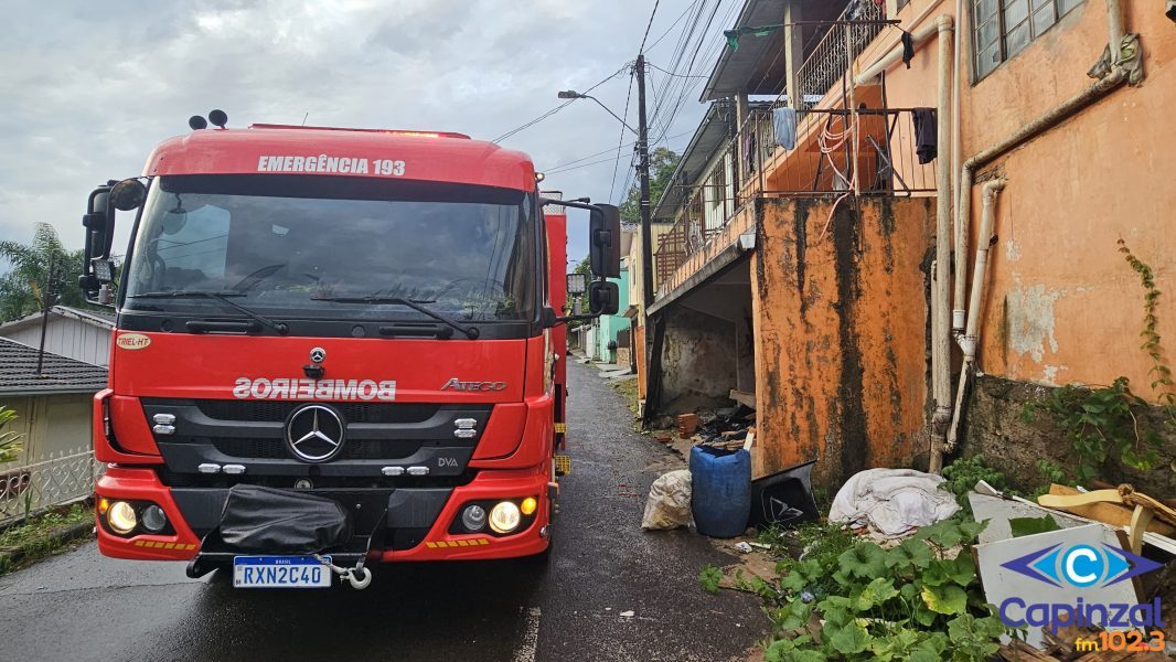 Residência é interditada após apresentar riscos aos moradores em Capinzal