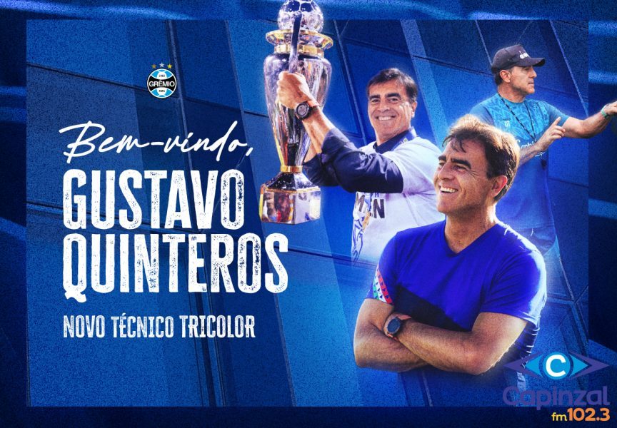 Gustavo Quinteros é o novo técnico do Grêmio