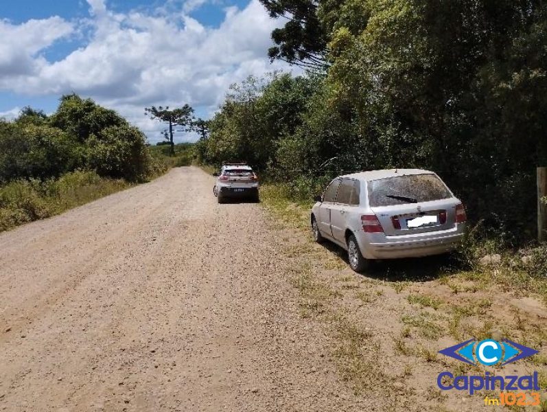 Polícia Militar recupera veículo no interior de Campos Novos