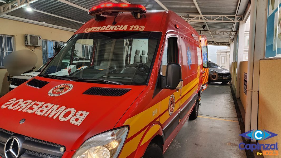 Bombeiros atendem três ocorrências envolvendo motociclistas em Capinzal