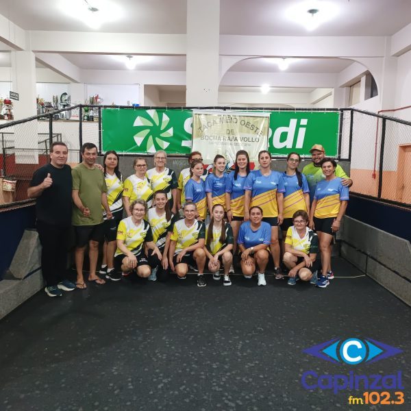 Equipe feminina de Capinzal inicia com vitória na Taça Meio Oeste de Bocha Rafa Vollo