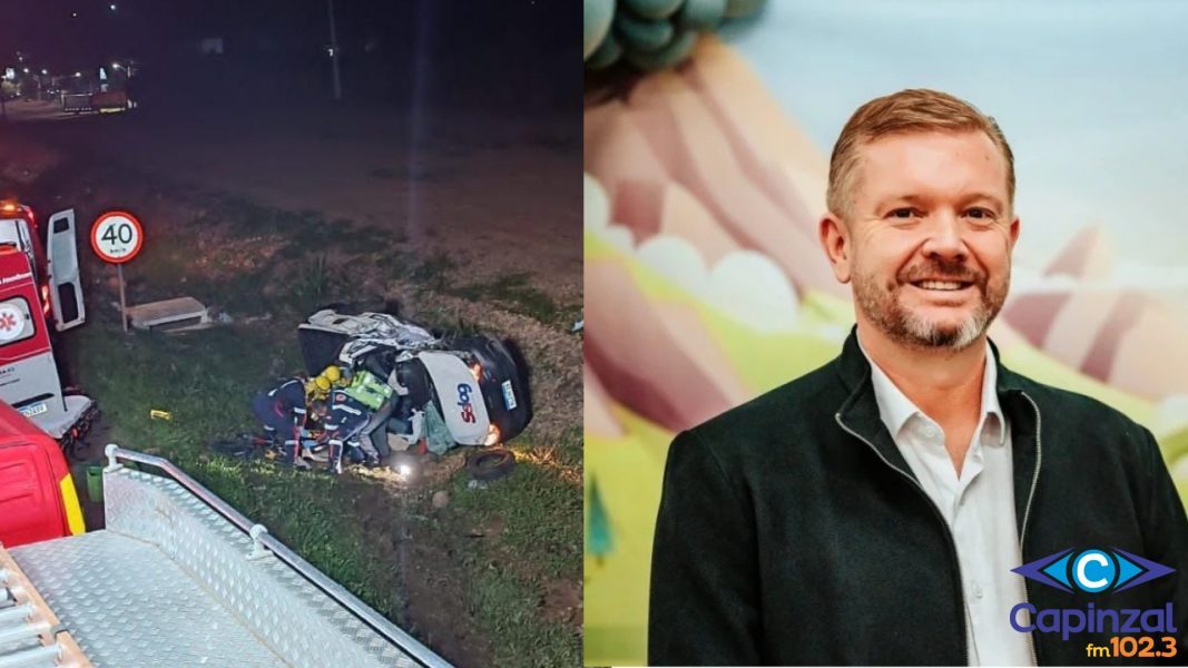 Empresário morre após colisão entre picape e caminhão na BR-282