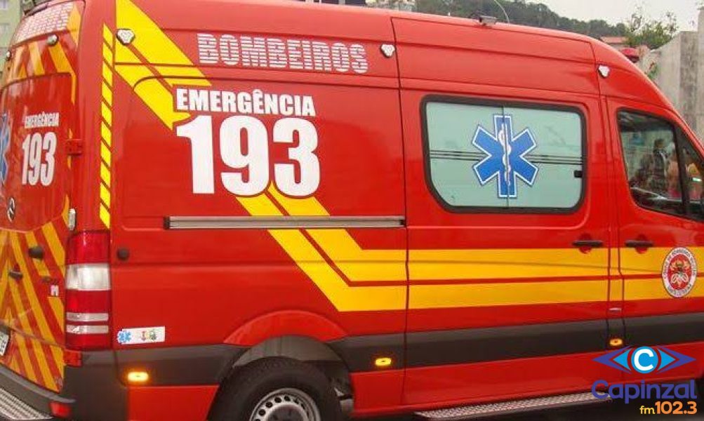 Bebê de seis meses é socorrido pelo Corpo de Bombeiros após cair da cama em Ouro