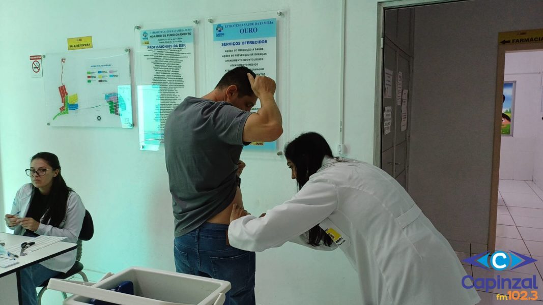Dia D contra a gripe: Saúde de Ouro aplica 200 doses da vacina