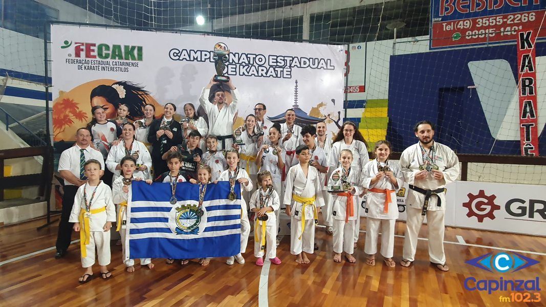 Capinzal é campeão geral da 1ª etapa do Estadual de Karatê Interestilos