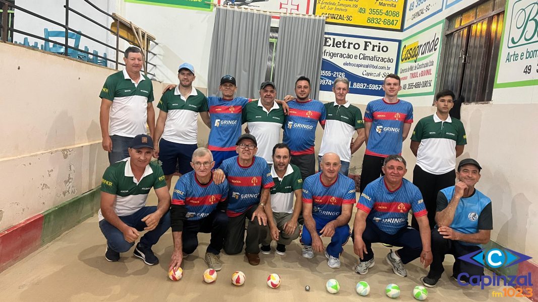 Três jogos movimentaram o Campeonato Municipal de Bocha de Capinzal no final de semana