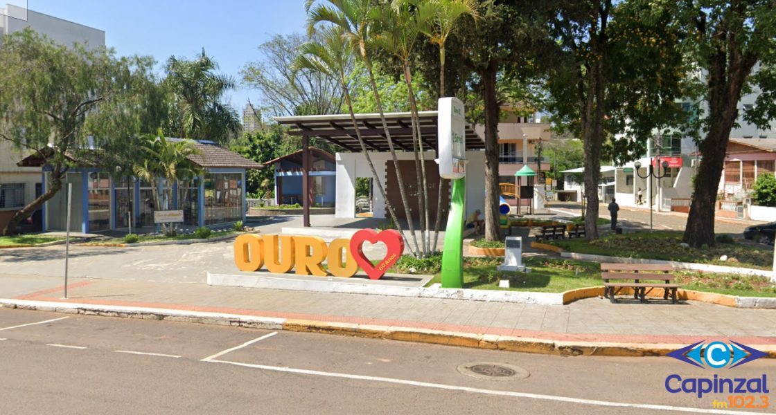 Praça Pio XII, em Ouro, será revitalizada e receberá nova estrutura coberta