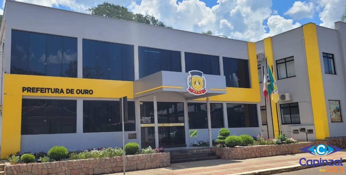 Prefeitura de Ouro fará leilão de bens móveis e de imóvel no mês de junho