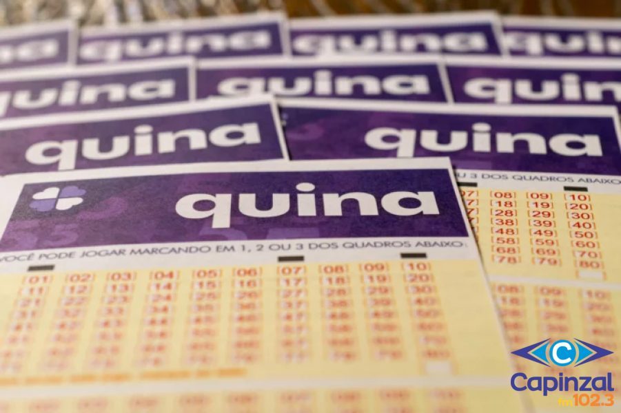Aposta de Capinzal acerta quadra da Quina e fatura mais de R$ 11 mil