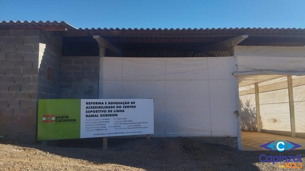 Reforma do Centro Esportivo de Linha Ramal Durigon é concluída e beneficia toda a comunidade