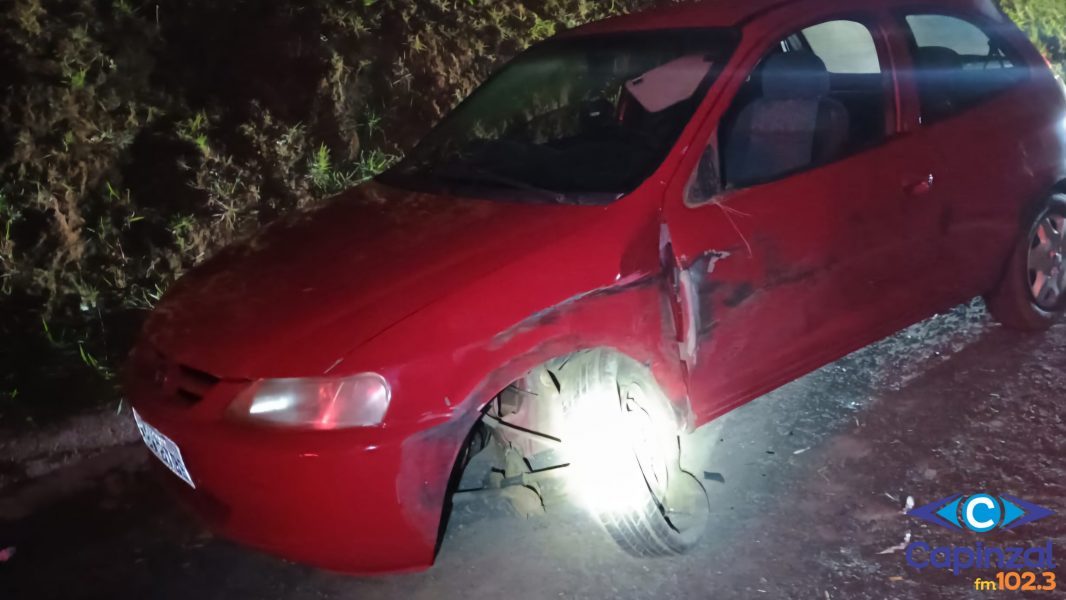Saída da pista deixa homem ferido na SC-350 em Lebon Régis