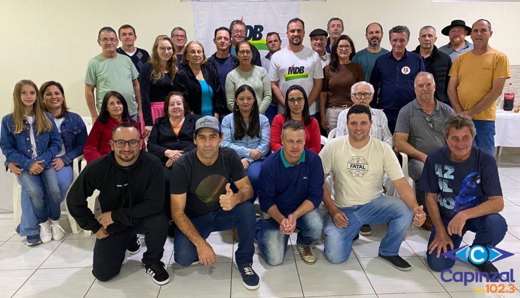 Em convenção, MDB de Zortéa elegeu Diógenes Menegaz como novo presidente