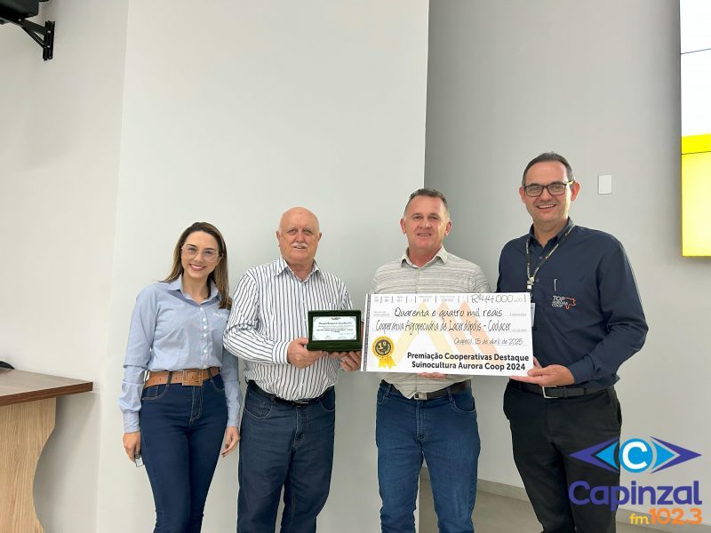 Coolacer é eleita melhor cooperativa do Sistema Aurora na produção de suínos