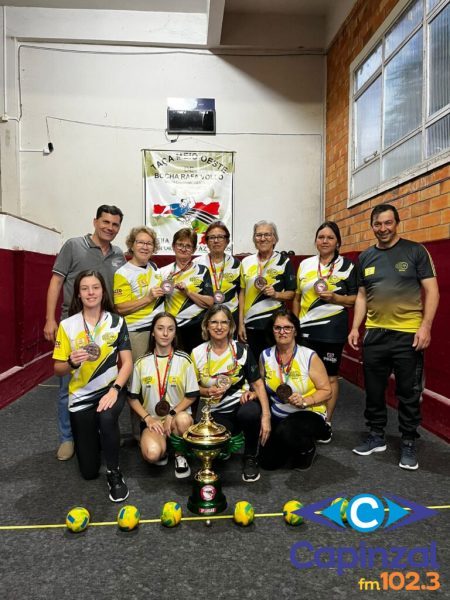 CME Ouro conquista a medalha de bronze na I Taça Meio Oeste de Bocha Rafa Vollo feminino