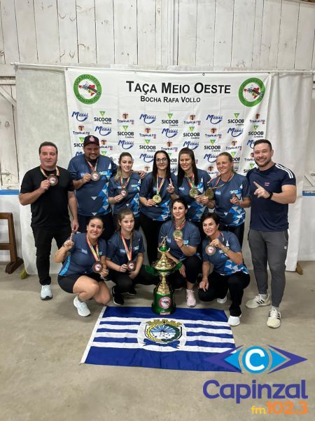 FME Capinzal é Campeã da I Taça Meio Oeste de Bocha Rafa Vollo Feminino