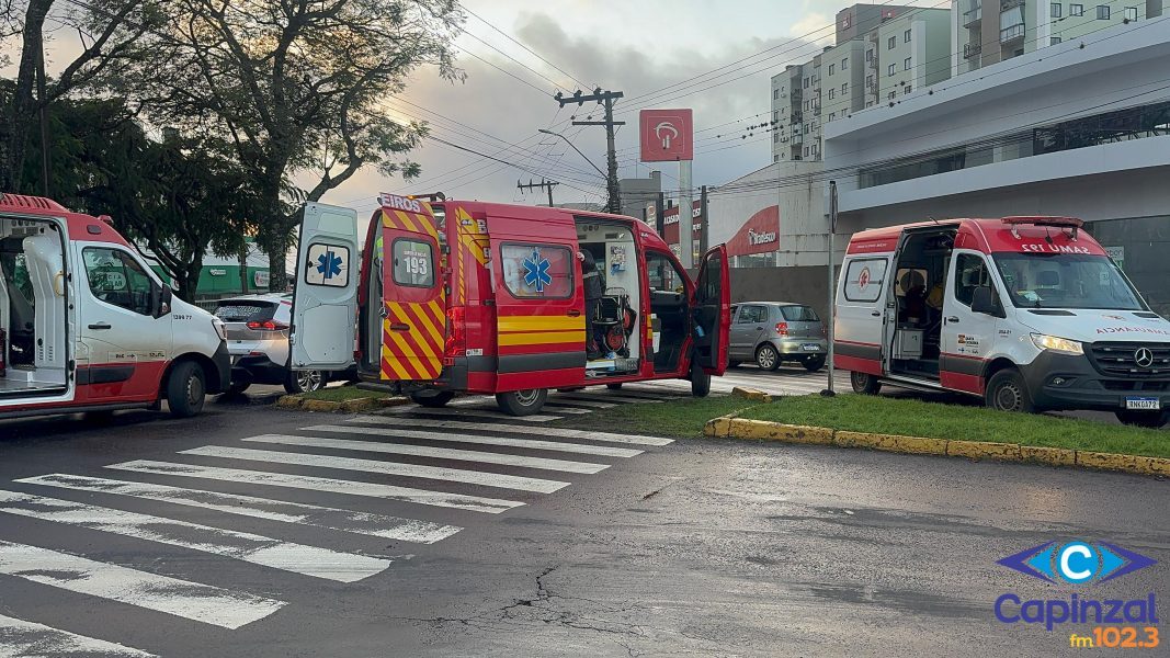 Mulher atropelada por ônibus em Chapecó está na UTI
