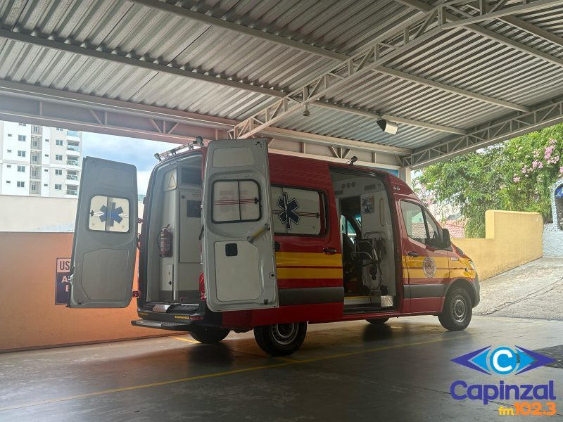 Bombeiros socorrem homem ferido após acidente com serra circular em Ouro